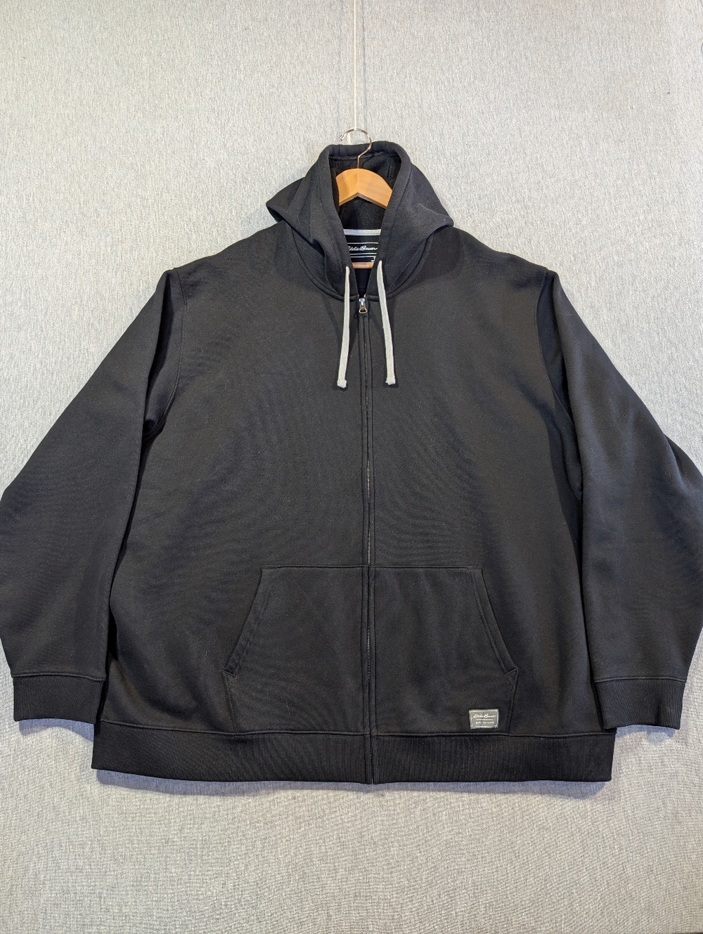 Eddie Bauer Zip Up Hoodie Men's 3XLT Black